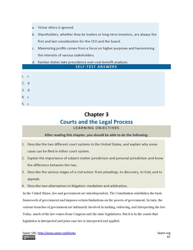 Business Law and the Legal Environment - Page 67